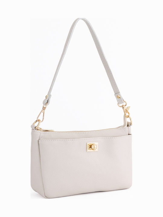 Black Leather Women's Shoulder Bag