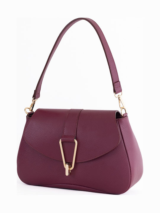 Leather Women's Flap Bag Black