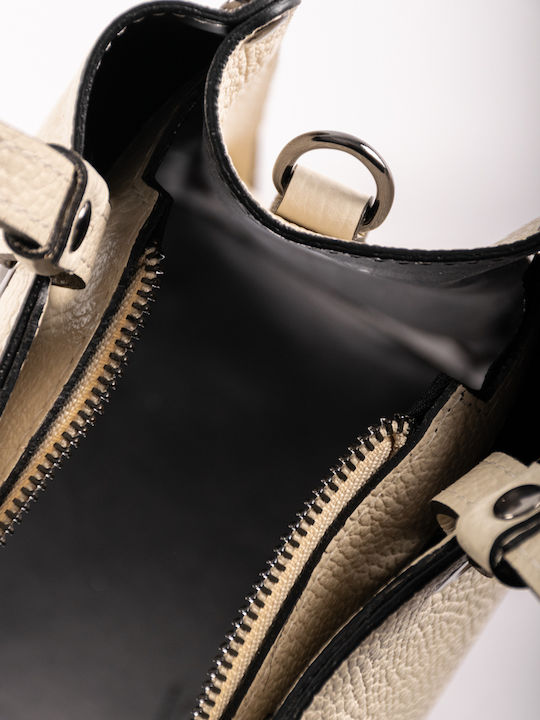 Black Leather Women's Tote Bag