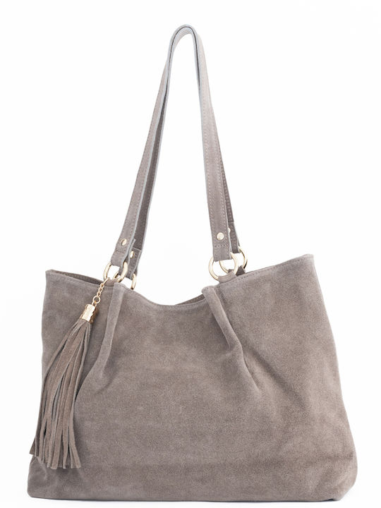 Leather Women's Tote Bag Brown Chocolate