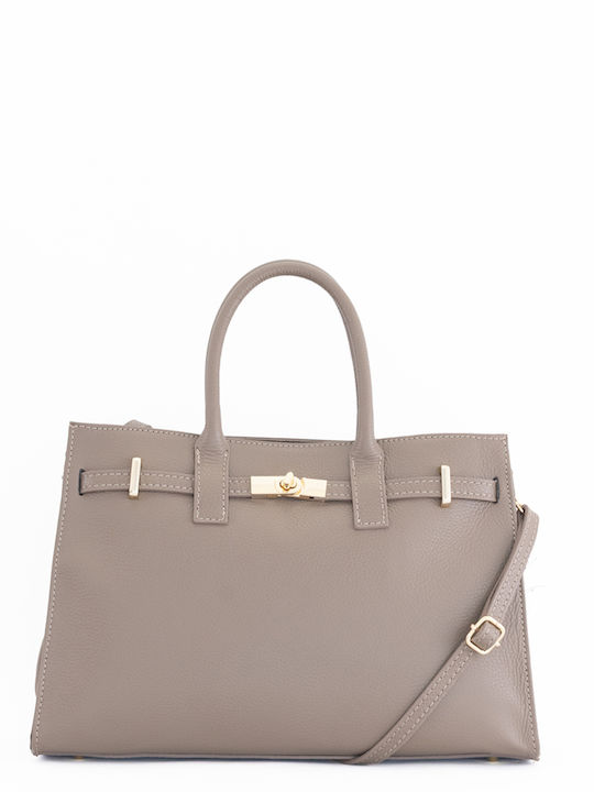 Burgundy Leather Women's Tote Bag