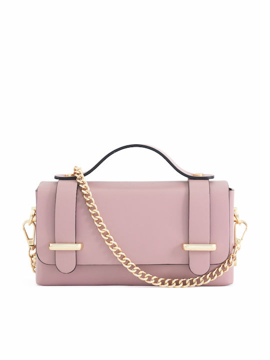 Leather Women's Flap Bag Black