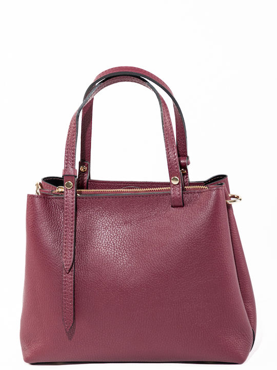 Brown Chocolate Leather Women's Tote Bag