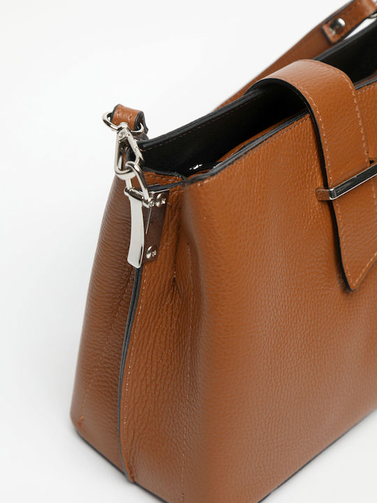 Graue / Blaue Damen-Crossbody-Tasche Aus Leder