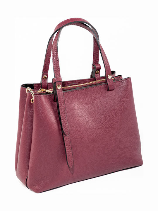 Brown Chocolate Leather Women's Tote Bag
