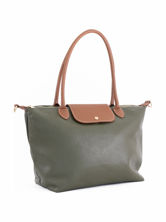 Black Leather Women's Tote Bag