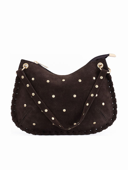 Leather Women's Shoulder Bag Black