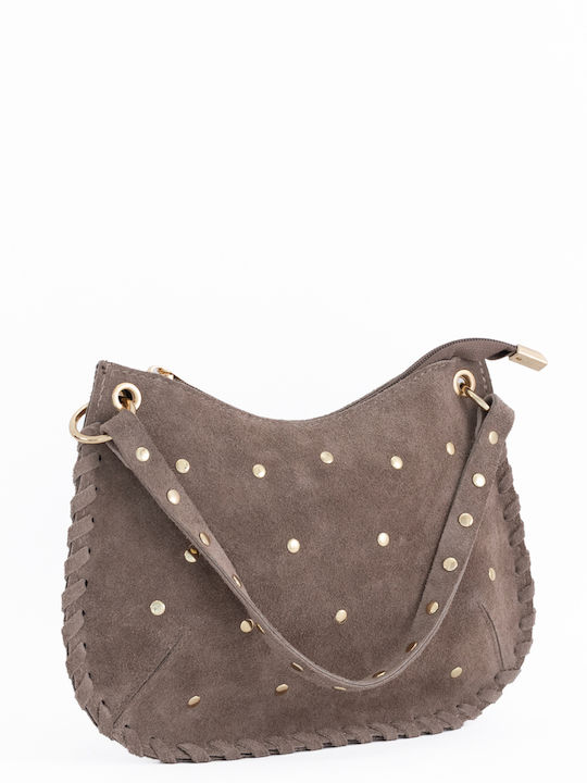 Leather Women's Shoulder Bag Black
