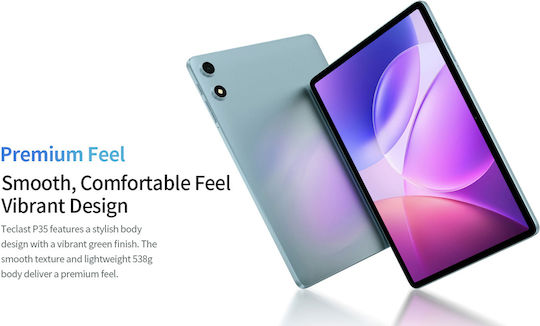 P35 10,1-Zoll-Tablet (3 GB/32 GB) Blau