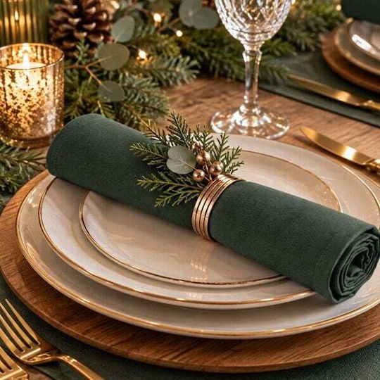 Ntampoudis Green Napkin 50x50cm
