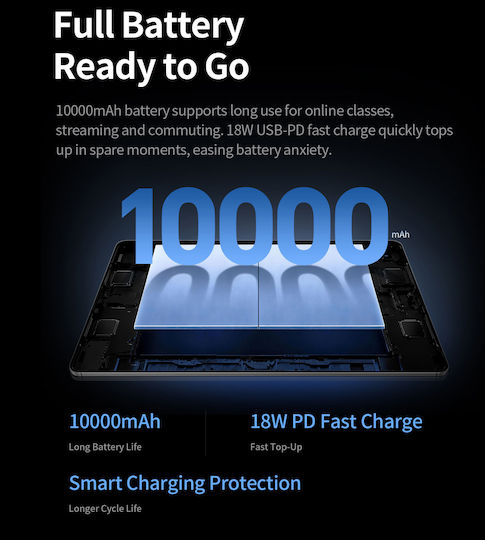 T70 Pro 4G 14" Tablet (8GB/128GB) Γκρι