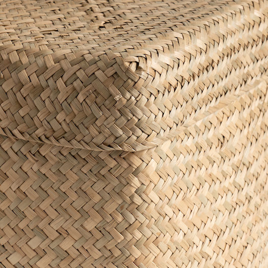 La Redoute Interieurs Wicker Decorative Basket with Lid 37 cm