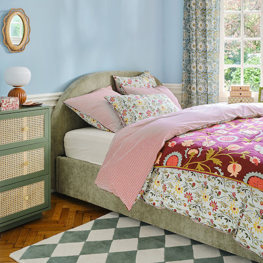 La Redoute Interieurs Kopfteil für Bett aus Holz Grün 176x105 cm