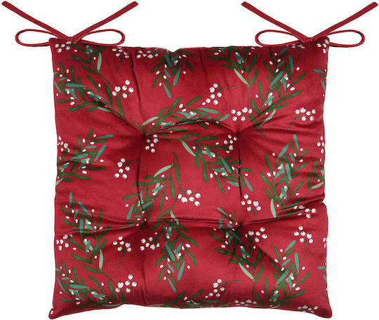 Χριστουγεννιάτικο Μαξιλάρι Καρέκλας 38x38 S-f Christmas Rouge Ce324004