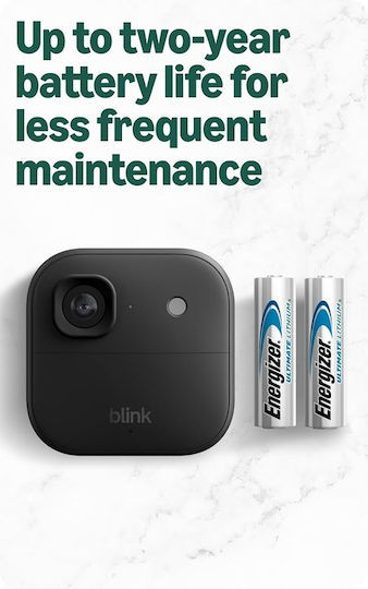 Blink Wireless Doorbell with Wi-Fi Camera Black