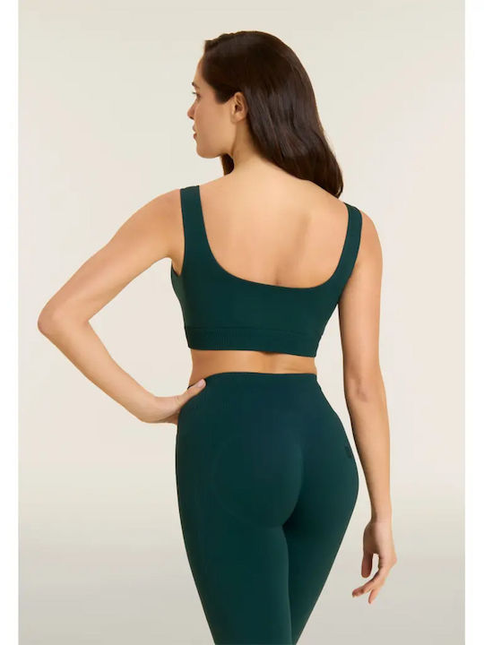 Women's Green Sports Bra