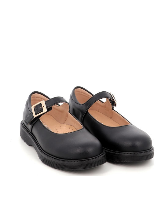 Kinder Ballerinas mit Klettverschluss Schwarz