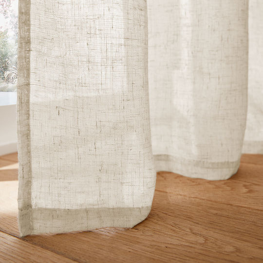 La Redoute Interieurs Перде с Плик с Писалка Екрю 135x260см