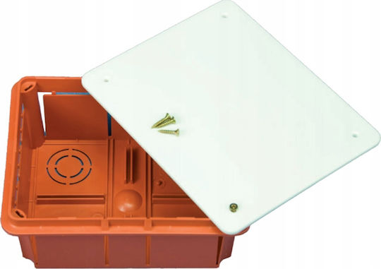 PAWBOL Recessed Electrical Junction Box IP30 in Orange Color