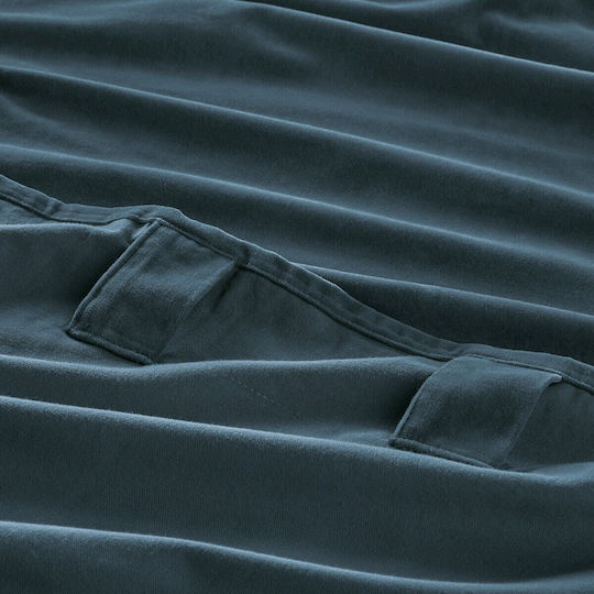 La Redoute Interieurs Vorhang mit Tunnel Samtvorhang mit Verdeckten Schlaufen 135x300 cm