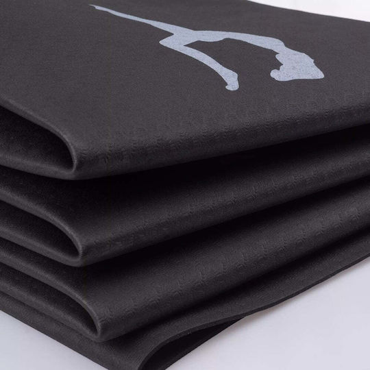 Martes Pilatesmatte Schwarz (183 x 61 x 0,3 cm)