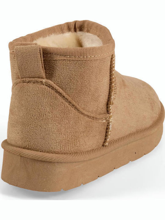 Suede Παιδικά Μποτάκια Μπεζ SD26068
