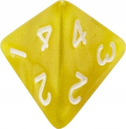 RPG-Würfelset Perlmutteffekt Hellgelb 7 Stück