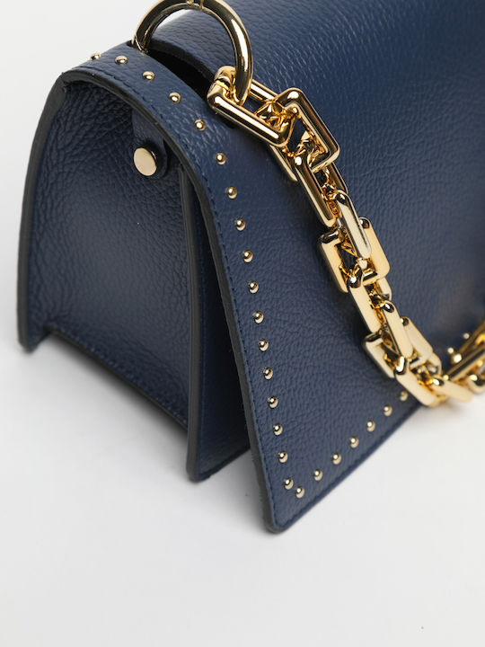 Leather Women's Flap Bag Black