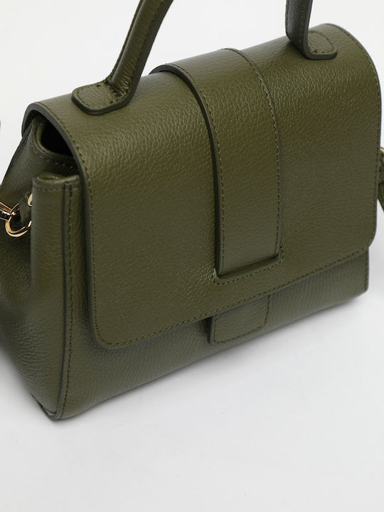 Leather Women's Satchel Bag Brown Chocolate