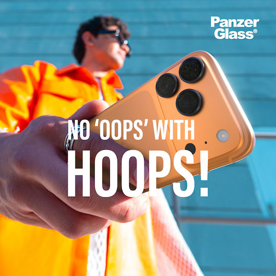 PanzerGlass Hoops Προστασία Κάμερας Tempered Glass Μαύρο για το iPhone Air