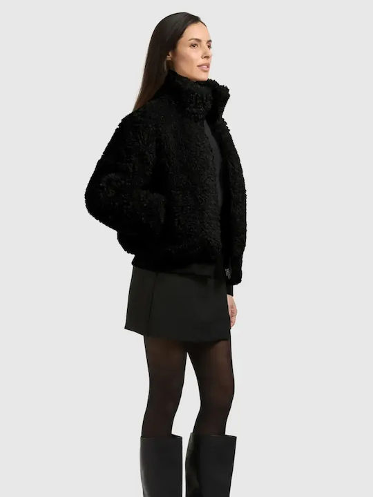 Damen Winterjacke Schwarz