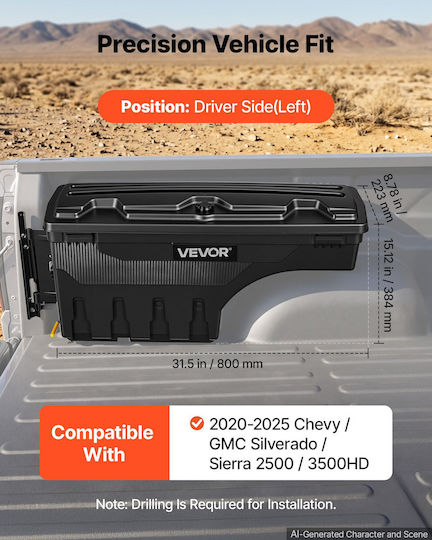 Vevor Car Bed Toolbox