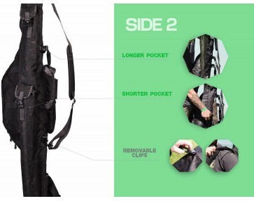 Zfish Z-core Elite Rod Holdall Zf-7616 195 Cm 2 Compartments 3.6 M Two-piece Rods