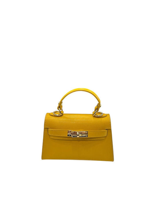 Damen-Flap-Tasche Aus Leder Rosa