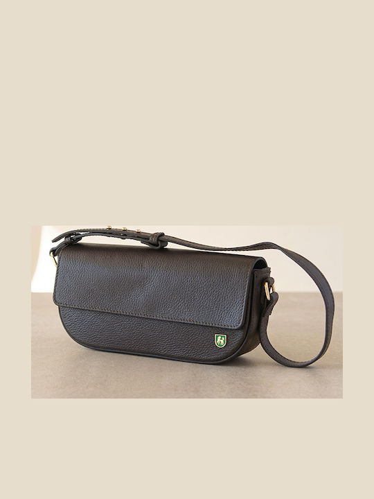 Leather Women's Clutch Petrol Blue