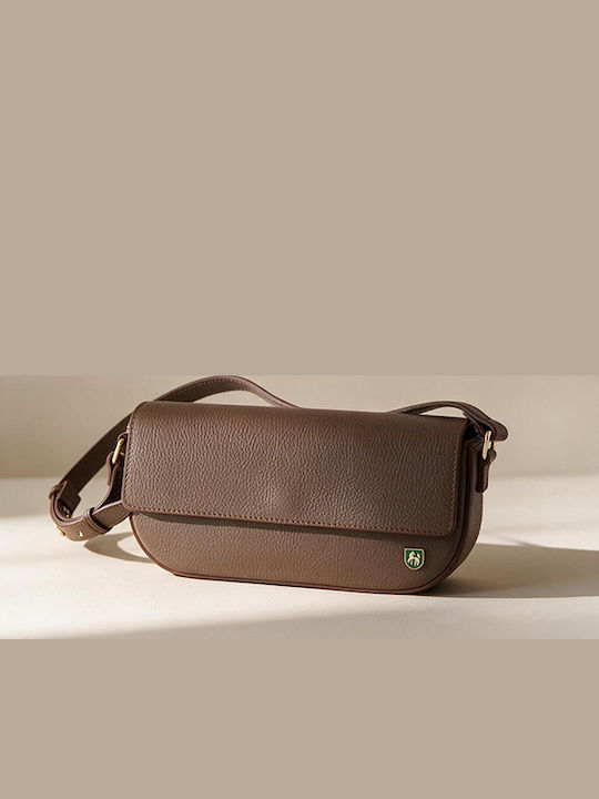 Leather Women's Clutch Petrol Blue