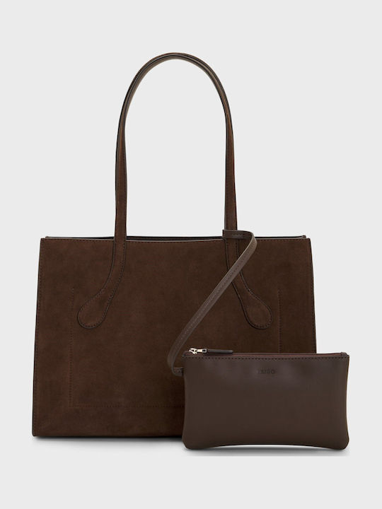 Cymbeline Leather Women's Tote Bag Brown