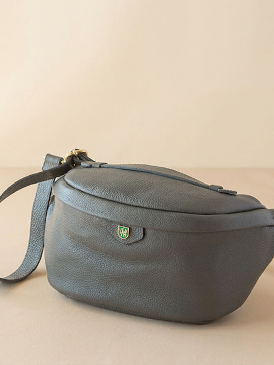 Dunkelbraune Damen-Ledertasche Crossbody