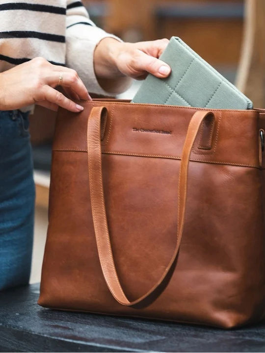 Nola Leather Women's Tote Bag Tabac Brown