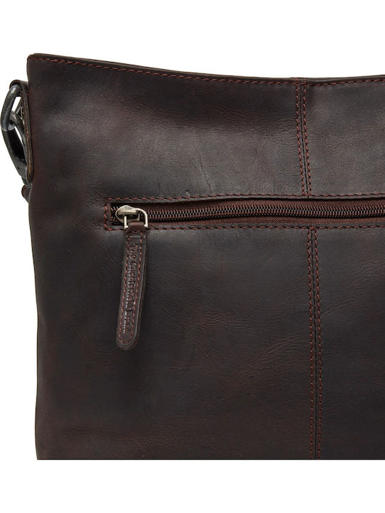 Jen Leather Women's Shoulder / Crossbody Bag Brown