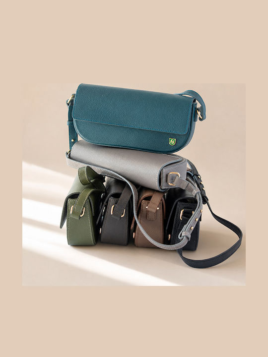 Schwarze Damen-Clutch aus Leder