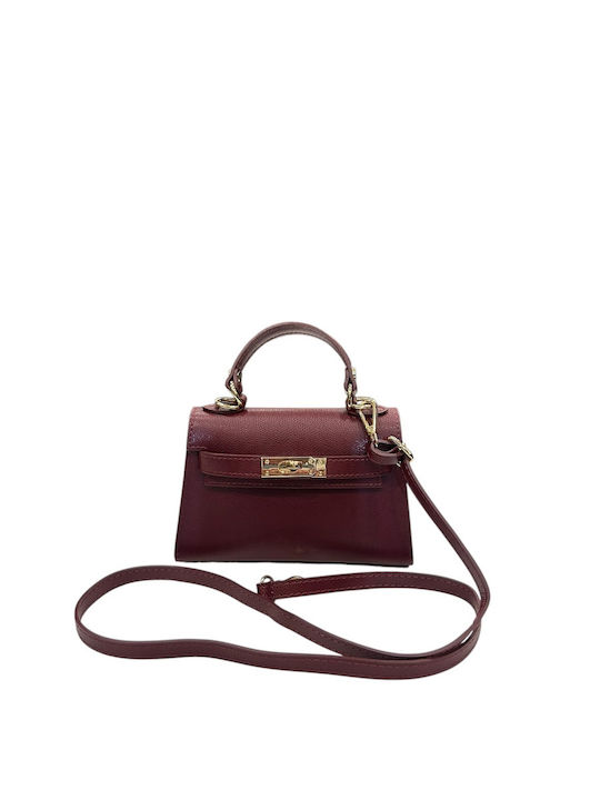 Damen-Flap-Tasche Aus Leder Zitrone
