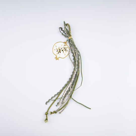 Philio Handmade Hanging Pomegranate Lucky Charm White Metal 2027 35cm Philio Handmade Hanging Pomegranate Lucky Charm White Metal 2027 35cm