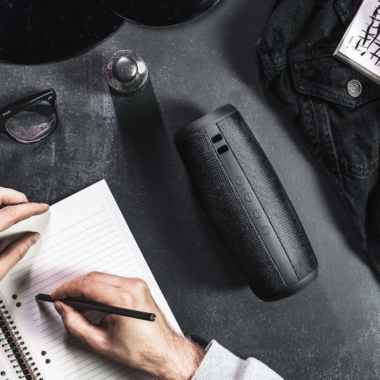 Raze 2 Ego Bluetooth Speaker 12W with Radio and Battery Life up to 11 Hours Black