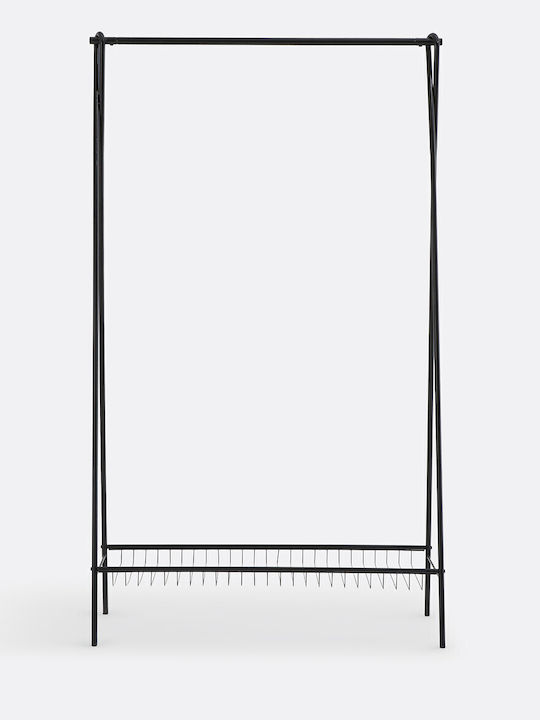 So'Home Metall-Kleiderständer Schwarz 45 x 100 x 170 cm