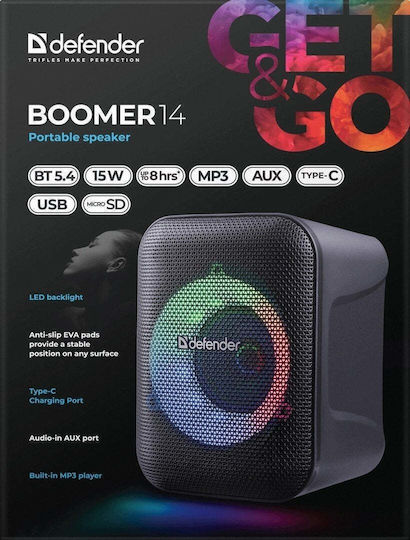 Boomer 14 Boxă Bluetooth 15 W Neagră