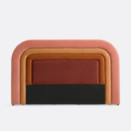 La Redoute Interieurs Tăblie de Pat din Material Textil Multicoloră 186.5x110 cm
