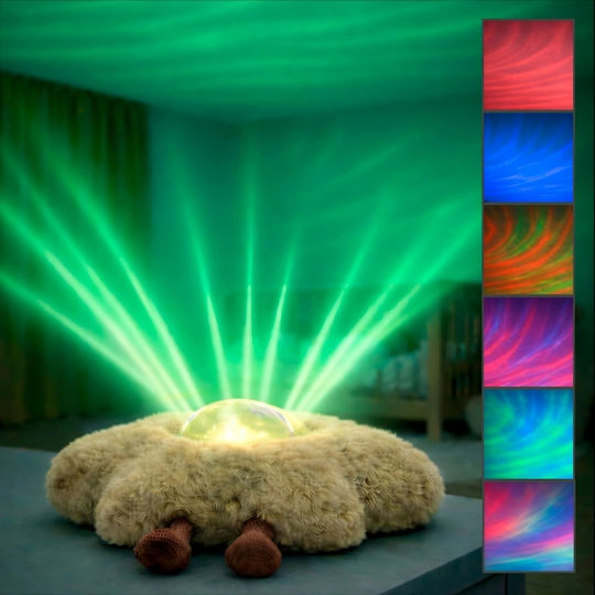 Rechargeable Sleep Toy with White Noise, Light and Cry Sensor for Newborns