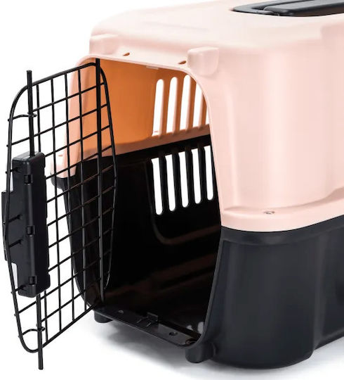 Nobleza Pink Dog Transport Cage 48x31x30cm