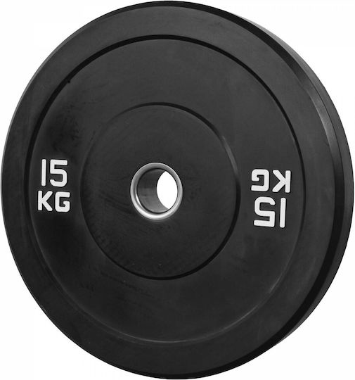 Optimum Bumper Plate Olympic Type Rubber 1 x 15kg Φ50mm